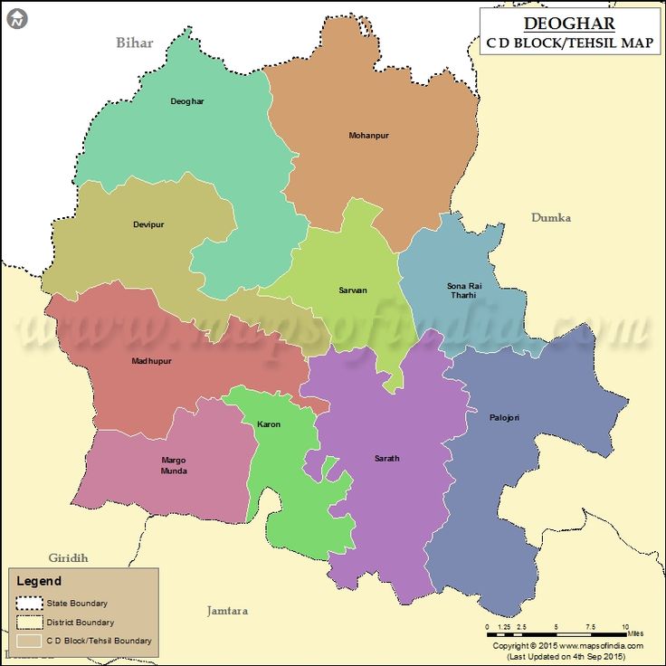 Deoghar Map